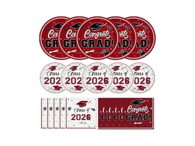 Litmitfu 150 Pcs Graduation Plates And Napkins 2026… Code