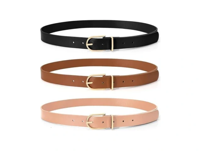 Suosdey 3 Pack Womens Fashion Leather Belts For… Code