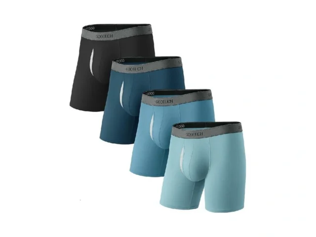Gootuch Mens Boxer Briefs Underwear Pack Moisture… Code