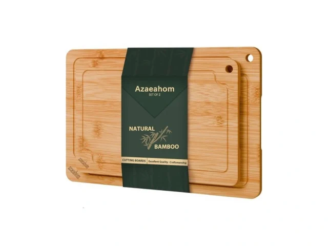 Bamboo Cutting Boards For Kitchen 2-piece Wood… Code