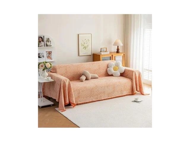 Roomlife Orange Couch Cover Boho Sofa Covers For 3… Coupon