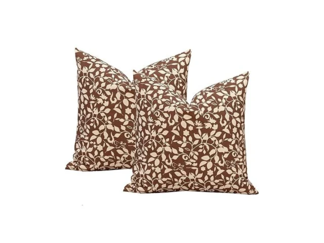 Vfuty Set Of 2 Floral Print Pillow Covers 18×18 -… Code
