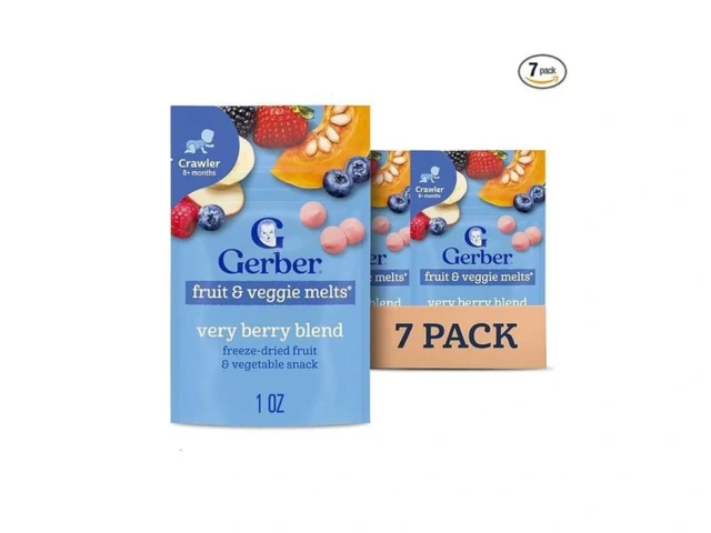 Gerber Stage 3 Baby Food Snacks Very Berry Fruit… Coupon