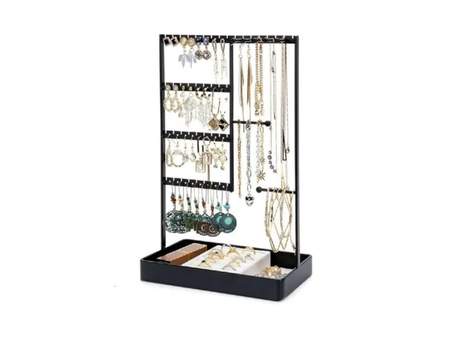 Piqi-grecge Jewelry Organizer 4-tier Earring Holder… Code