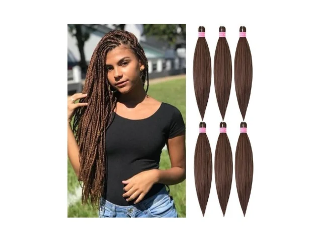 Pre Stretched Braiding Hair Extension Synthetic… Code