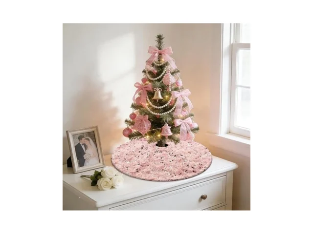 Mini Blush Pink Valentines Tree Skirt 24 Inch Small… Code