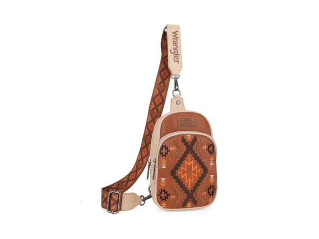 Wrangler Aztec Sling Bag For Women Small Crossbody… Code