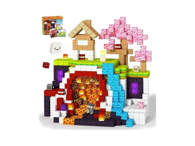 Titoclar 100pcs Magnetic Blocks- Easter Basket… Code