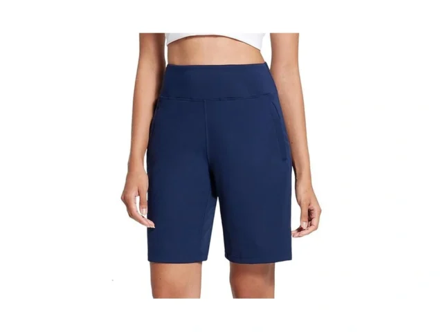 Ajisai Women S 9 High Waisted Bermuda Shorts With… Code