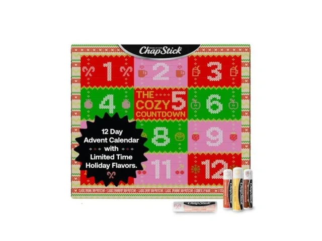 Chapstick Advent Calendar 2025 Cozy Countdown To… Coupon