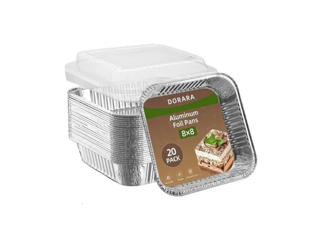 Dorara 8×8 Square Aluminum Baking Cake Pans With… Code