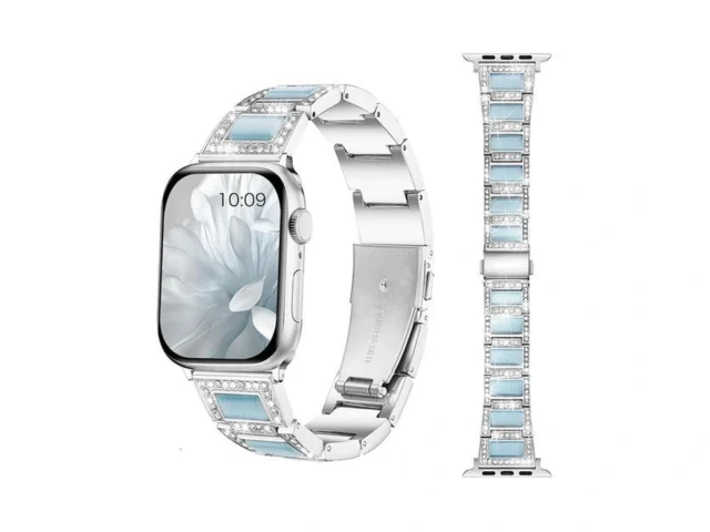 Dressy Silver Iwatch Bands For Women – Compatible… Code