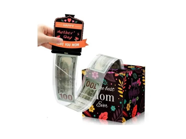 Sunohyesla Mothers Day Money Box For Cash Gift Pull…