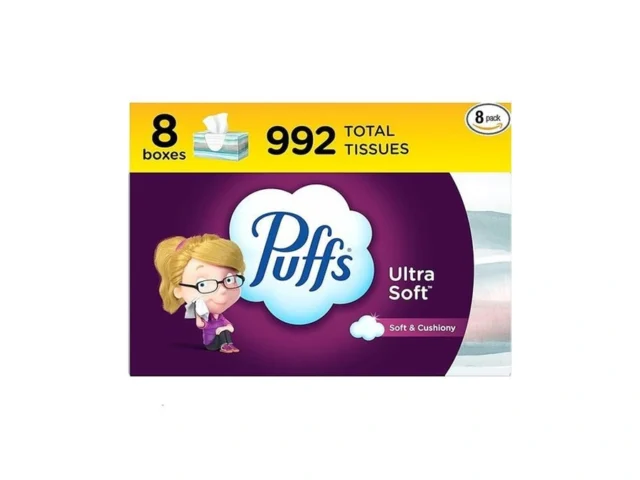 Puffs Ultra Soft Non-lotion Facial Tissue 8 Family… Coupon