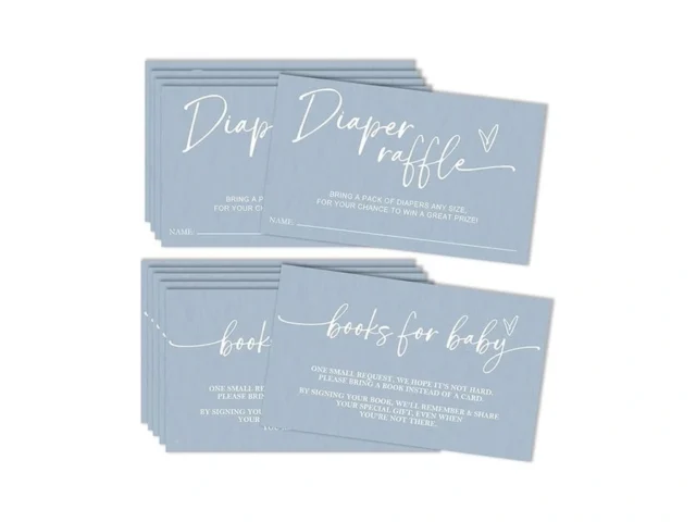 Diaper Raffle Tickets Book Request Cards For Baby… Code