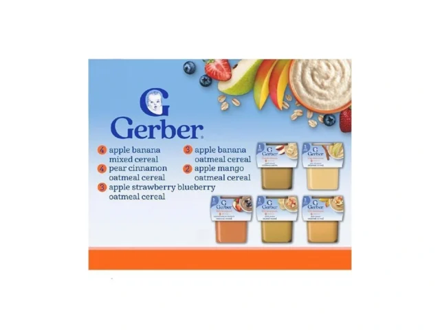 Gerber Stage 2 Baby Food Baby Fruit And Cereal Tubs…