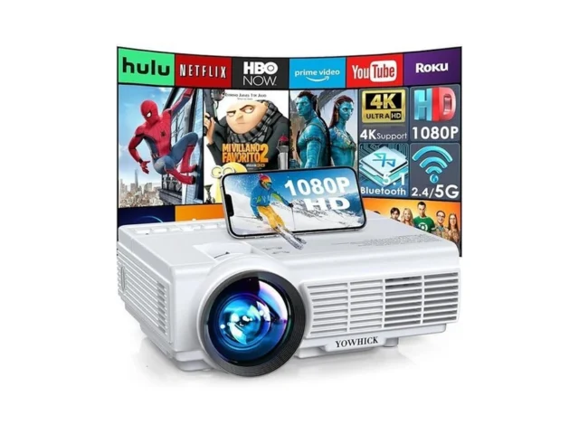 Projector With Wifi And Bluetooth Outdoor Mini… Code
