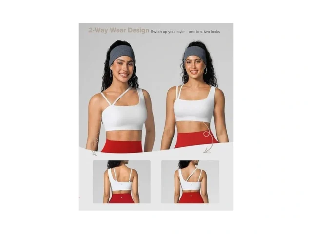 Brxl Sports Bra For Women Adjustable Spaghetti… Code