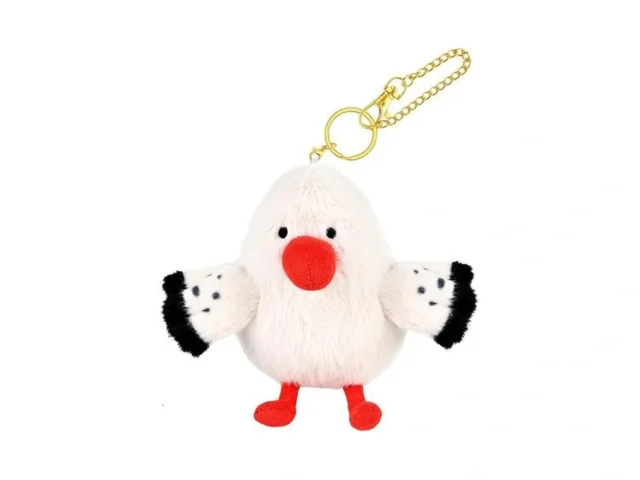 Velvetonia Adorable Red-billed Gull Keychain For… Code
