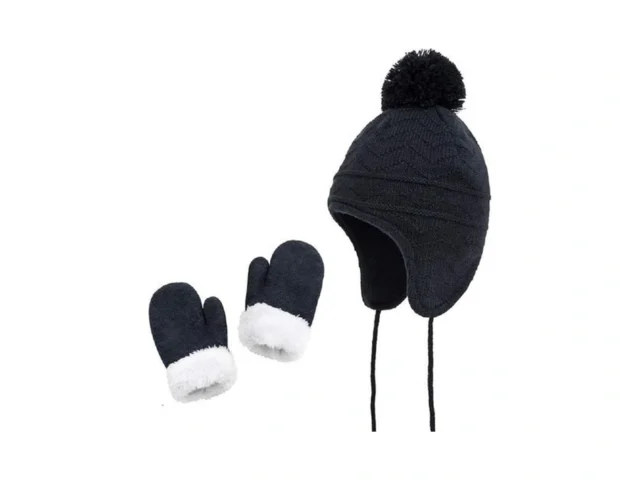 Toddler Hat And Mitten Set Boy Girls Kids Baby… Code