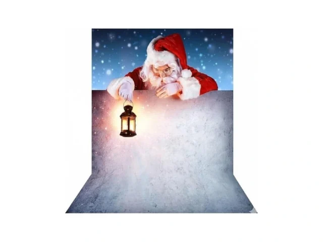 Aperture 5x7ft Christmas Santa Claus Backdrop White… Code