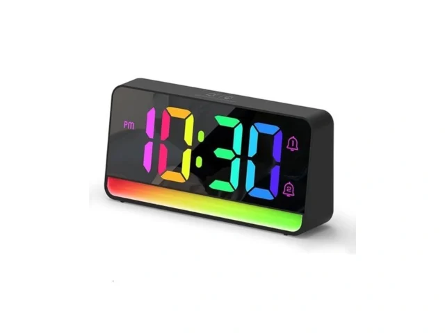 Alanas Large Rgb Digital Alarm Clock With Dynamic… Code