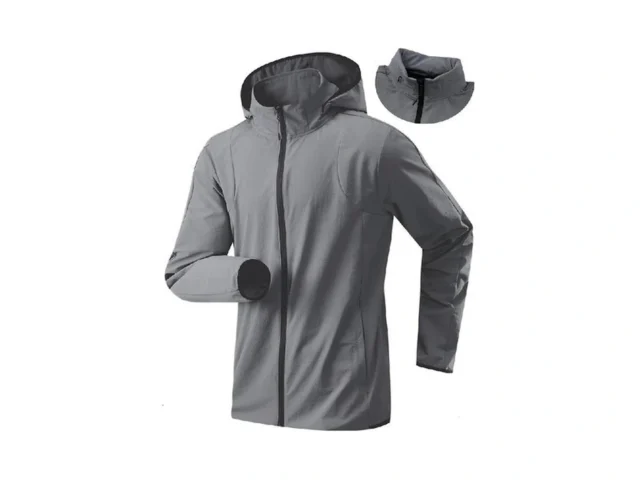 Hooded Windbreaker Jackets For Men Lightweight… Code