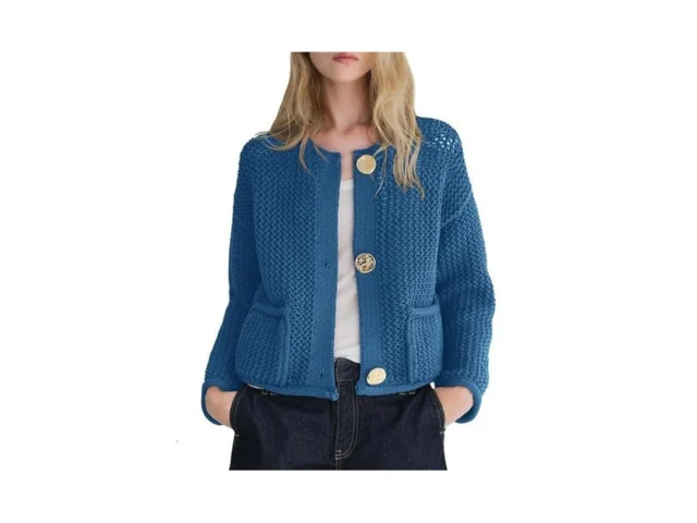 Balimtoy Women S Cropped Sweater Jackets Cute… Code