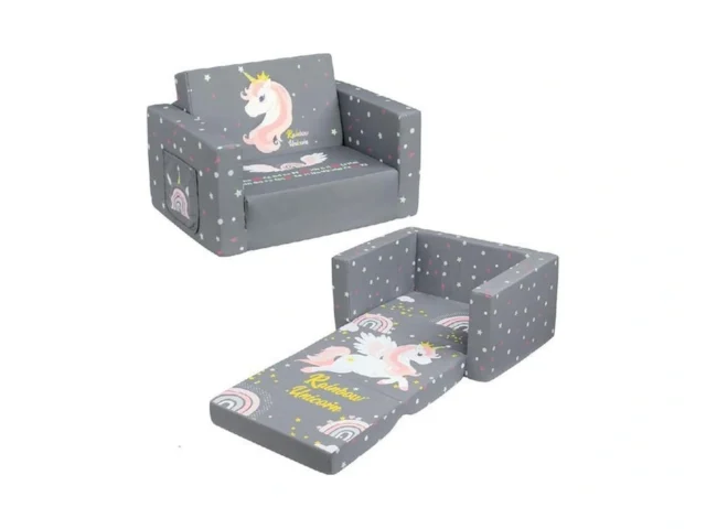 Alimorden 2-in-1 Flip Out Comfy Toddler Couch… Code