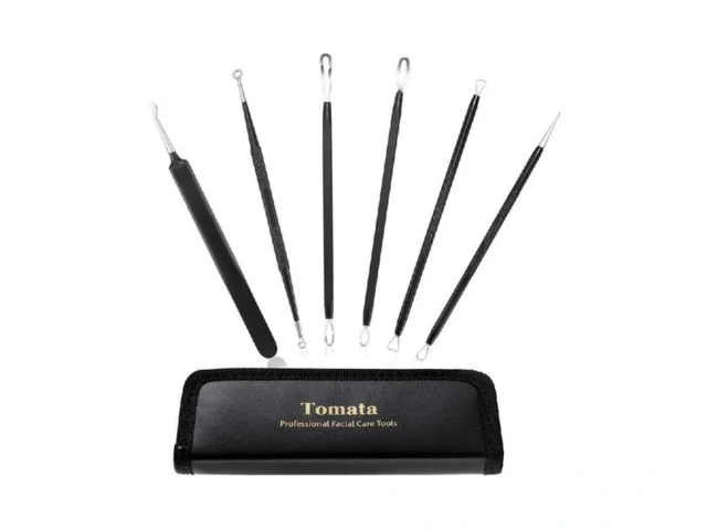 Blackhead Remover Pimple Popper Tool Kit – 6 Piece… Code