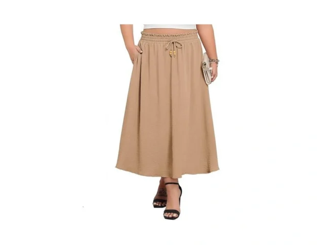 Lastshe Women S Plus Size Maxi Skirts Summer Beach… Code