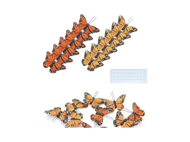 24pcs Monarch Butterflies Monarch Butterfly… Coupon