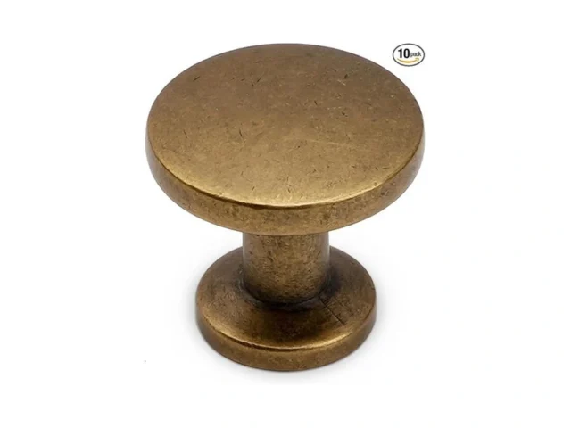 Komotia 10 Pack Cabinet Knobs Antique Brass Kitchen…