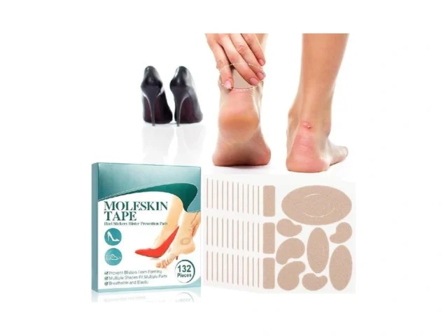 132pcs Moleskin Adhesive Pads For Feet Flannel… Code