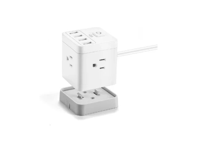 Kmc Surge Protector Power Strip Cube Portable Power…