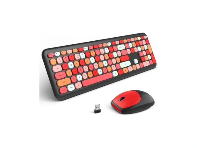 Meidosa Wireless Keyboard And Mouse Combo Retro… Code