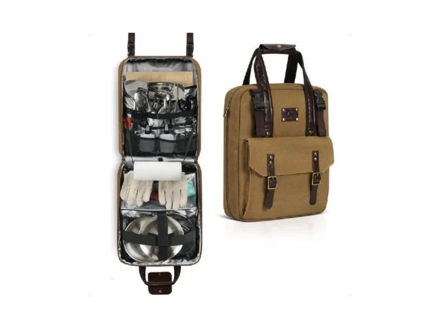 Arcfox Hanging Camp Kitchen Organizer With Towel… Code