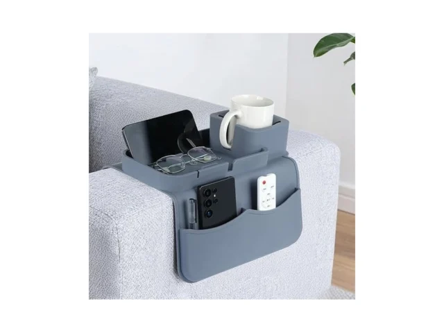 Talkson Couch Cup Holder Tray Silicone Sofa Armrest… Code