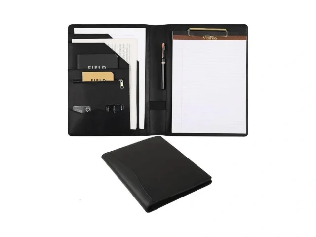 Gzrhkj Genuine Leather Portfolio Folder Business… Coupon