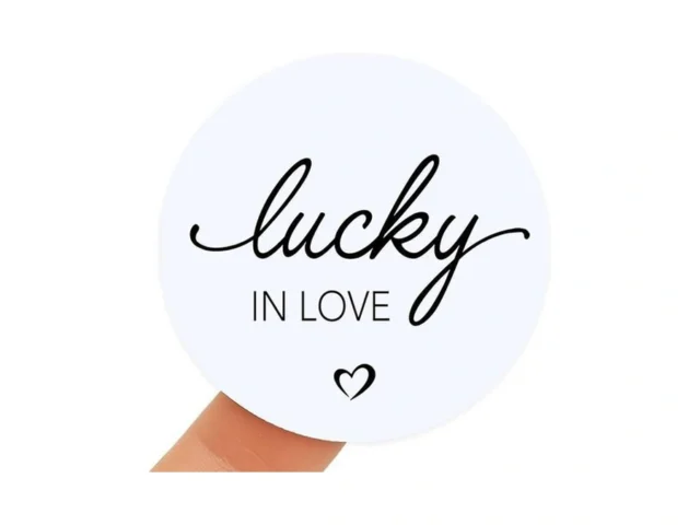 120 Pcs Lucky In Love Wedding Favor Thank You… Code