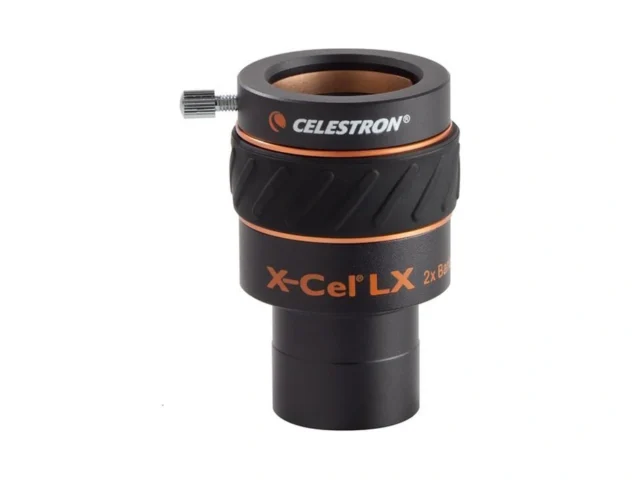 Celestron 93529 1 25 Inch X-cel Lx 2x Barlow Lens Black