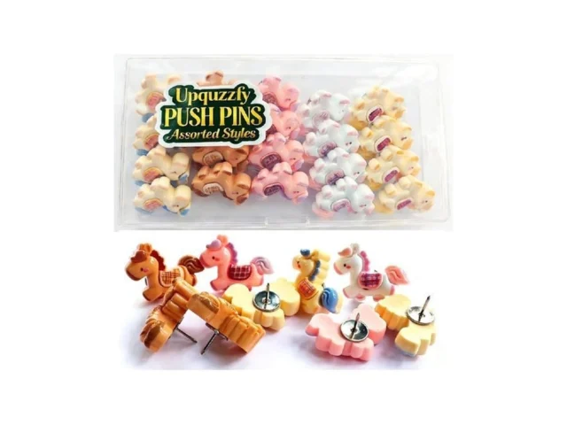 Push Pins Set – 20 Pcs Horse Shaped Decorative Push… Code