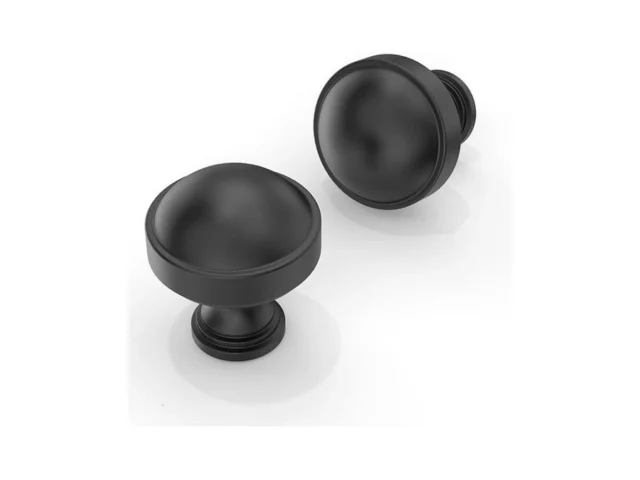 Asimerdeco 10 Pack Matte Black Cabinet Knobs 1-1 5… Coupon
