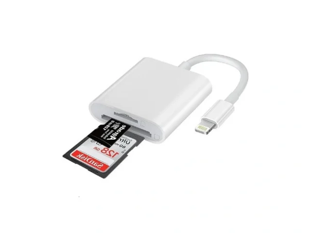 Sd Card Reader For Iphone Ipad Dual Connector… Coupon