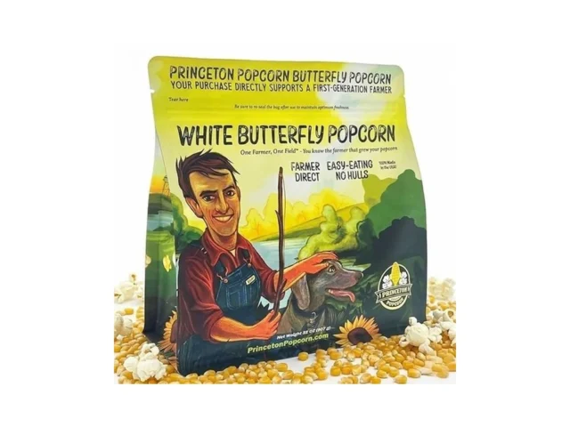 Princeton Popcorn Baby White Popcorn Kernels Tender…