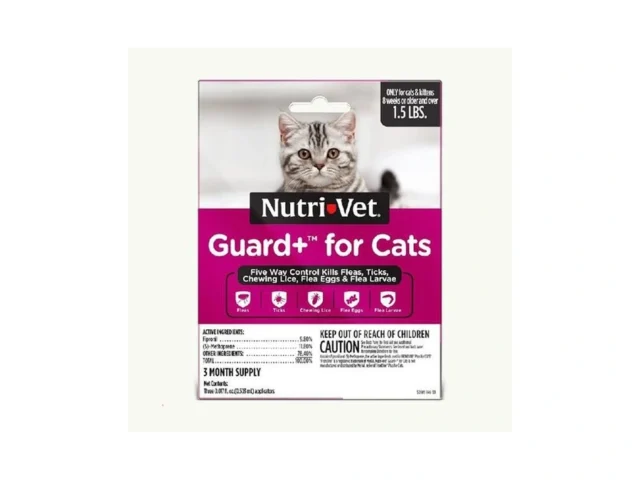 Nutri-vet Guard For Cats Flea And Tick Prevention… Coupon