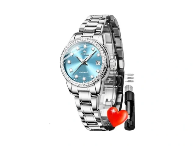 Olevs Womens Diamond Watches Automatic Mechanical… Coupon