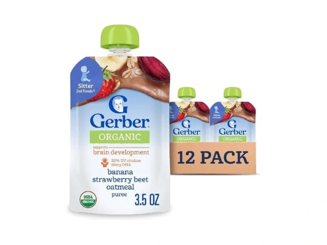 Gerber Organic Baby Food Pouches Toddler… Coupon