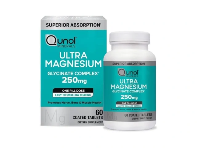 Qunol Magnesium Glycinate Complex Gentle On Stomach… Code