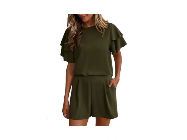 Kirundo Two Piece Sets For Women Summer Casual… Code